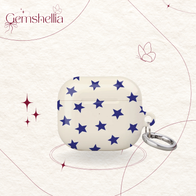 Ốp Airpod Sao Xanh Tối Giản