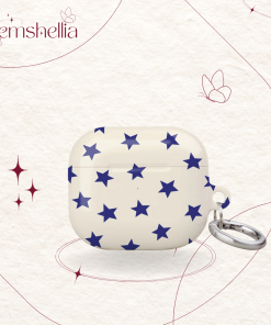 Ốp Airpod Sao Xanh Tối Giản