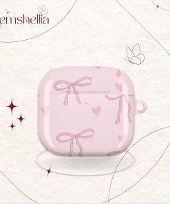 Ốp AirPods Pink Ribbon – Nơ Hồng Ngọt Ngào