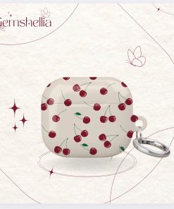 Ốp AirPods Cherry Love – Trái Tim Đỏ Dễ Thương